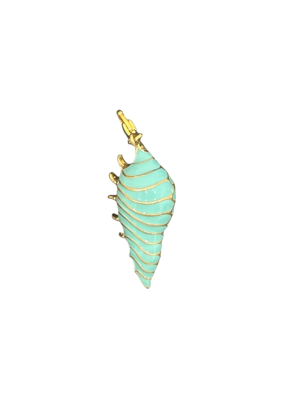 Charm Caracola con perlas