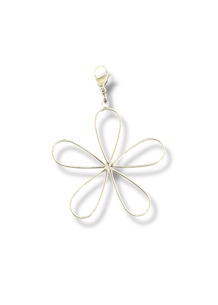 Charm Fleur Plata
