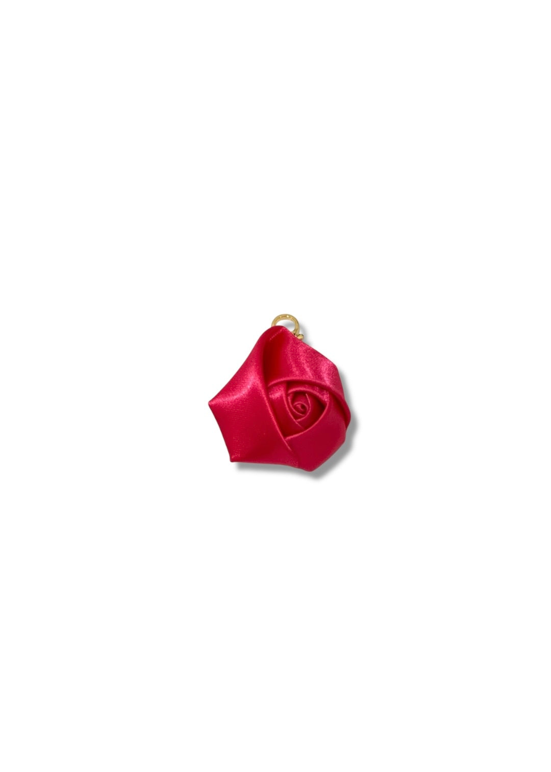 Charm Rosa de Tela Fucsia