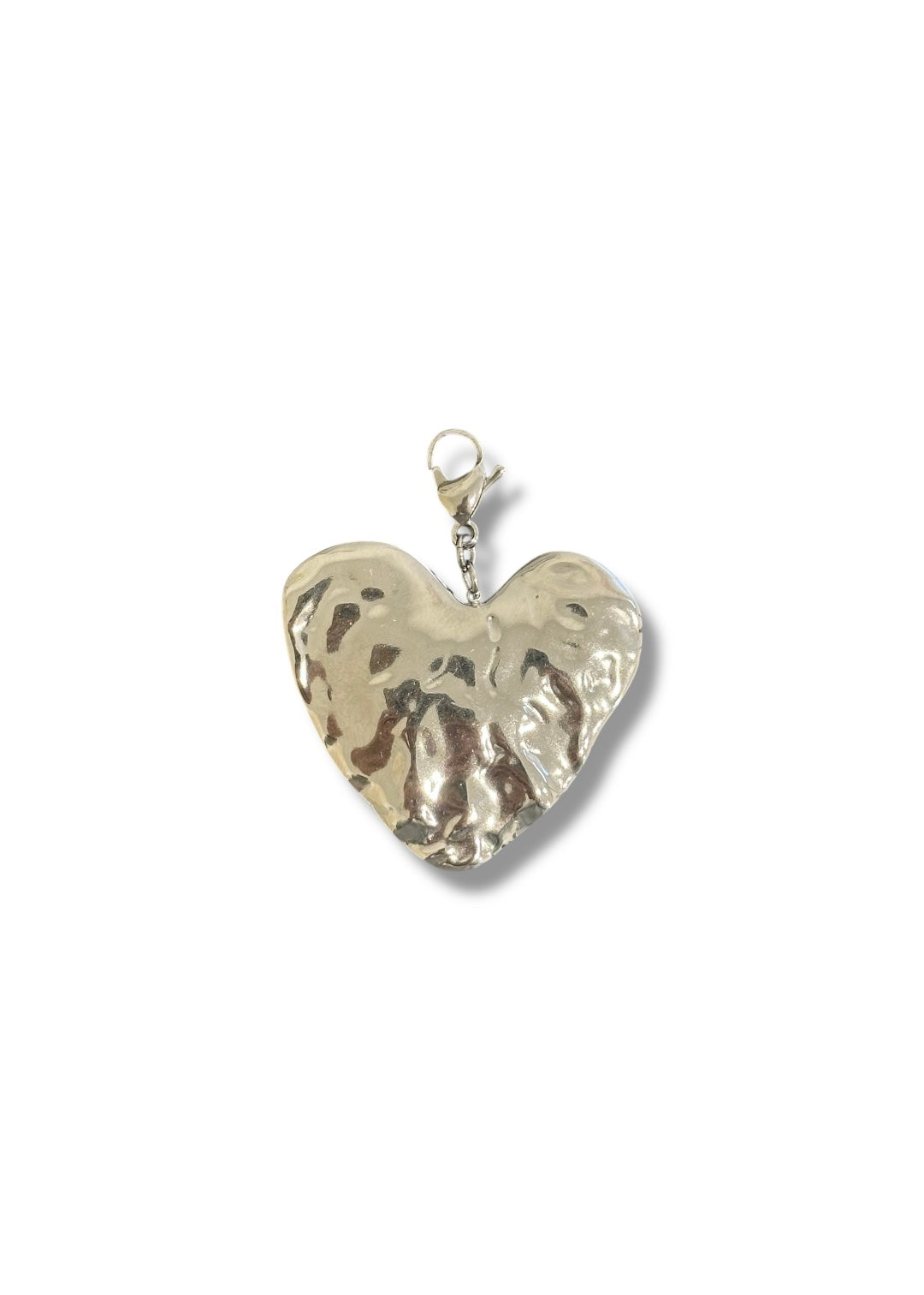 Charm Maxi Corazón Plata