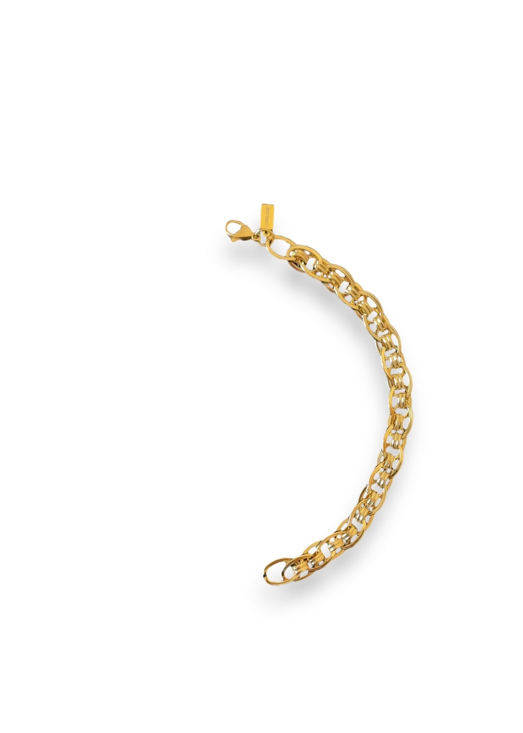 Mitad Collar Cadena Espiral