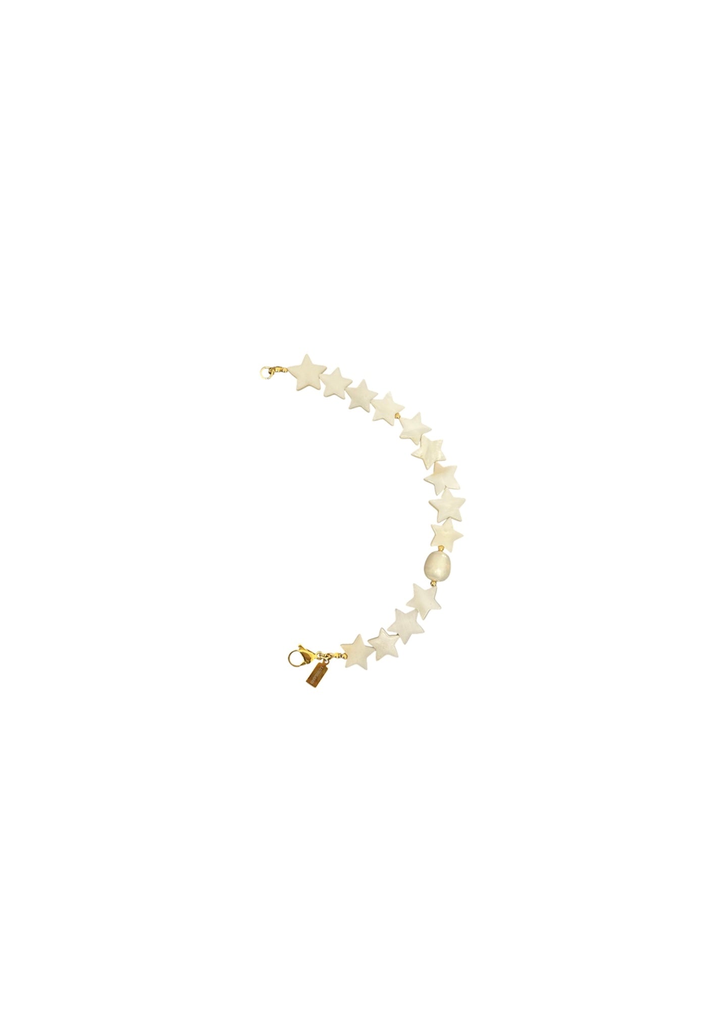 Mitad collar Estrella Blanca