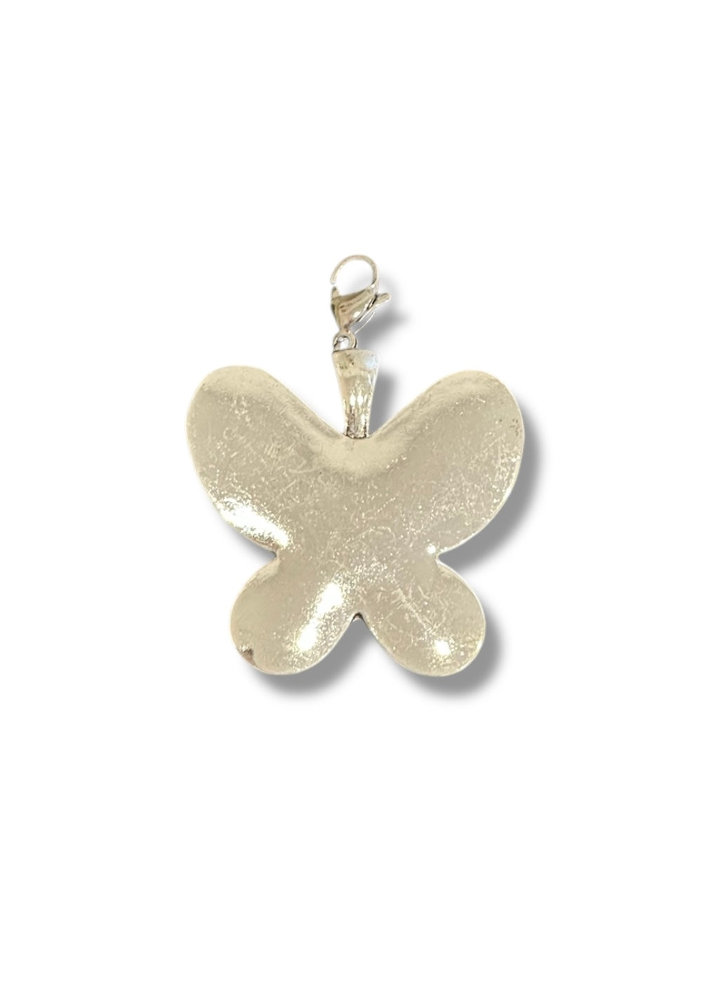Charm Mariposa Plata Maxi