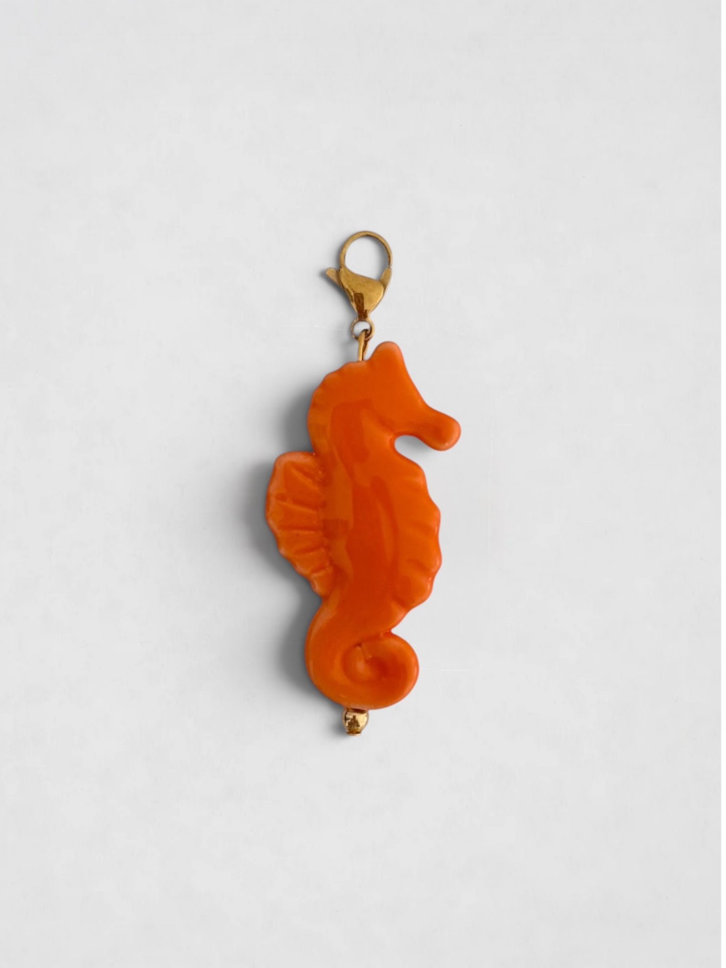 Charm Caballito de mar naranja