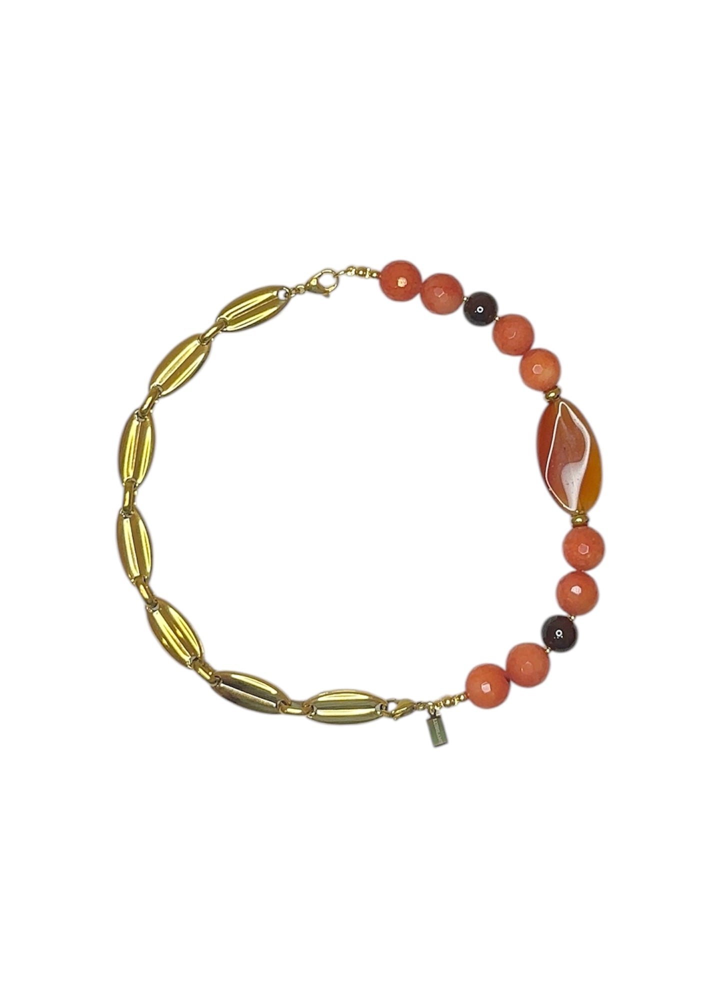 Collar Melocotón + Maxi Café