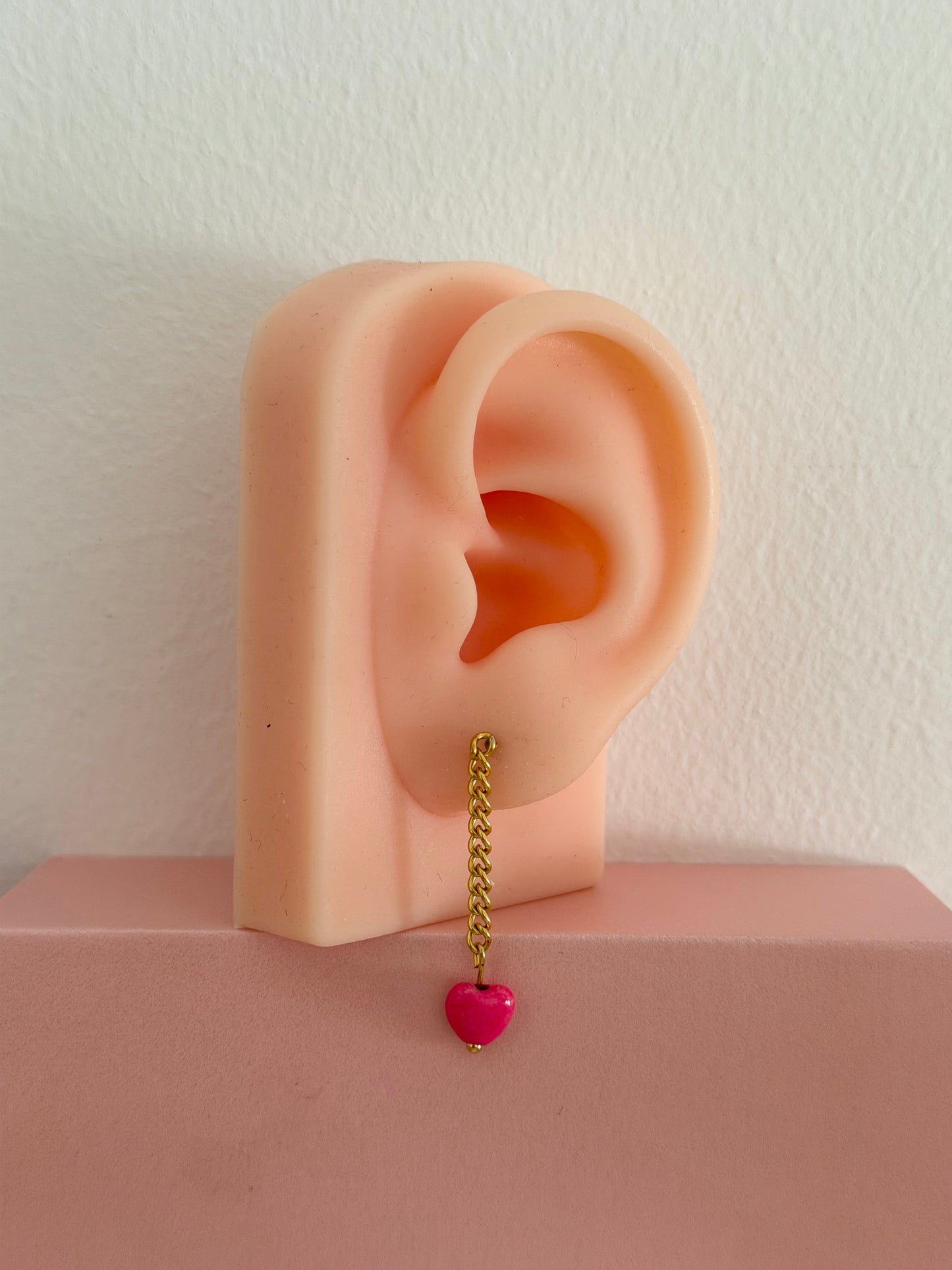 Pendientes Corazón Bicolor