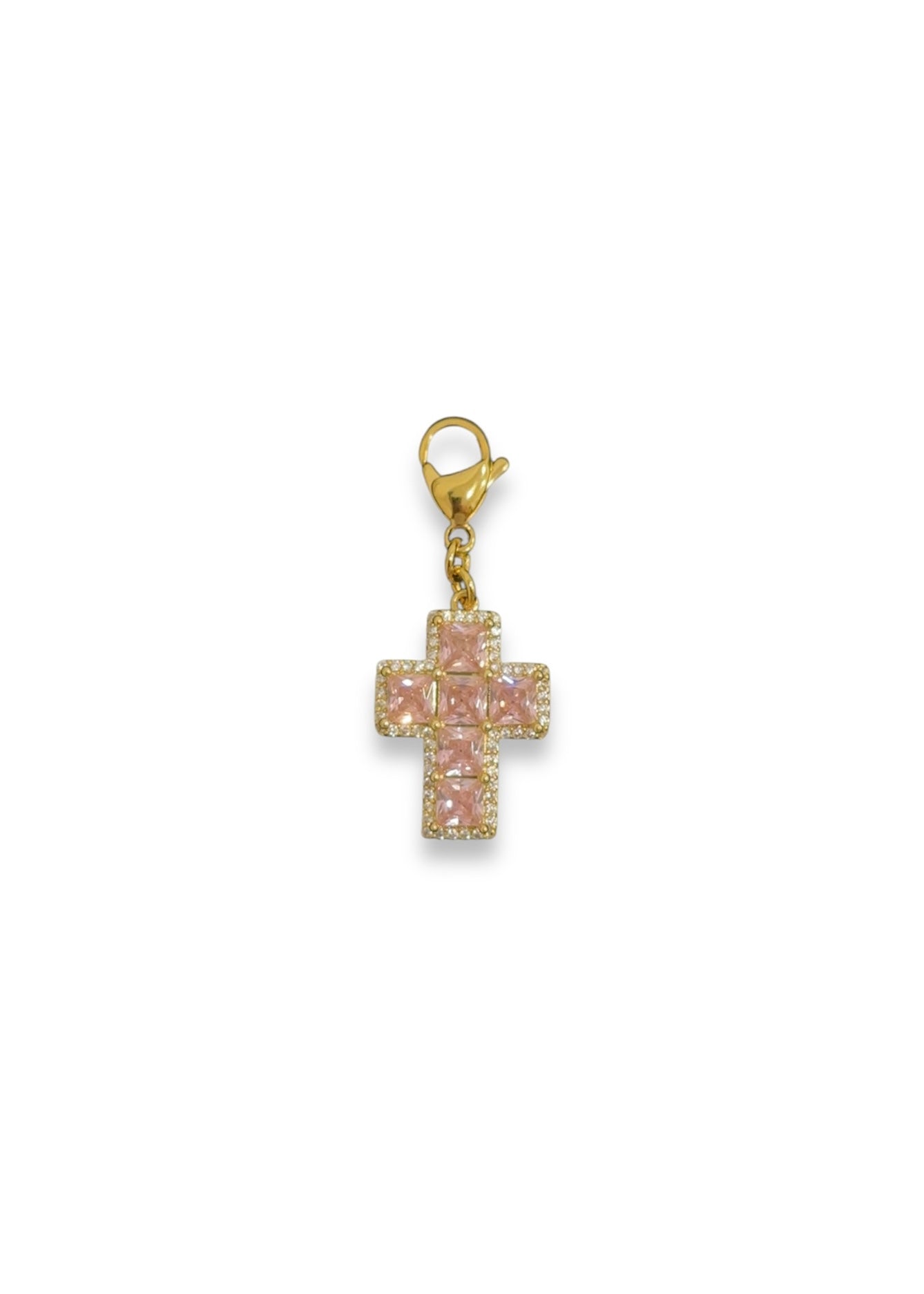 Charm Cruz Rosa