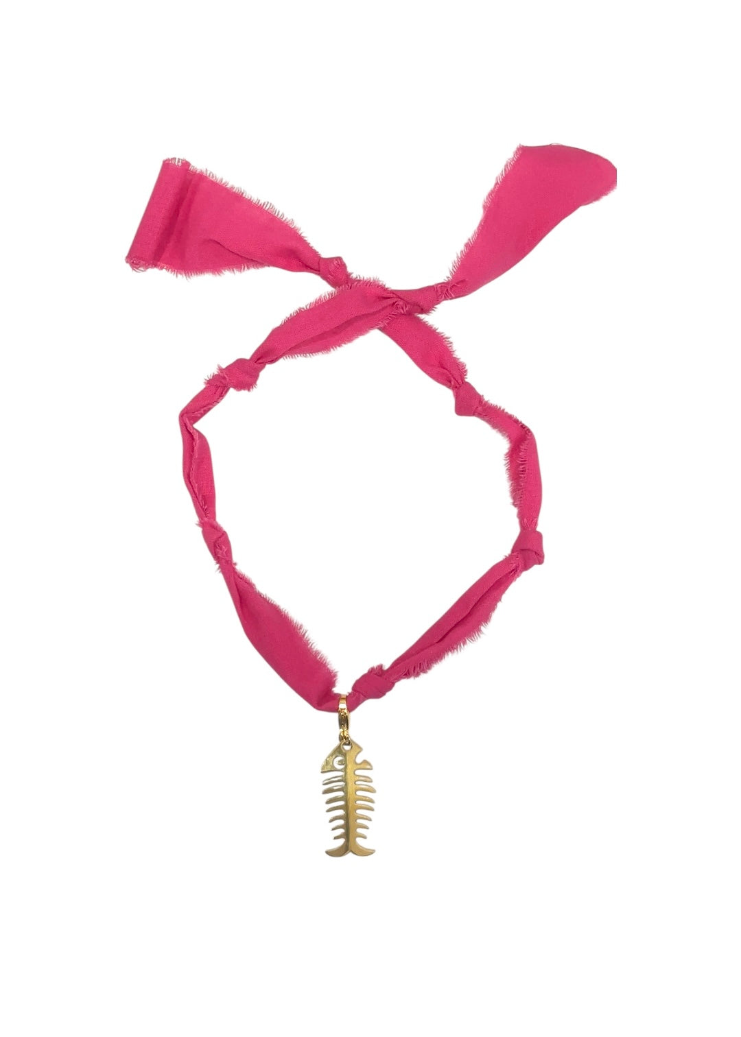 Collar Lino Rosa Fucsia