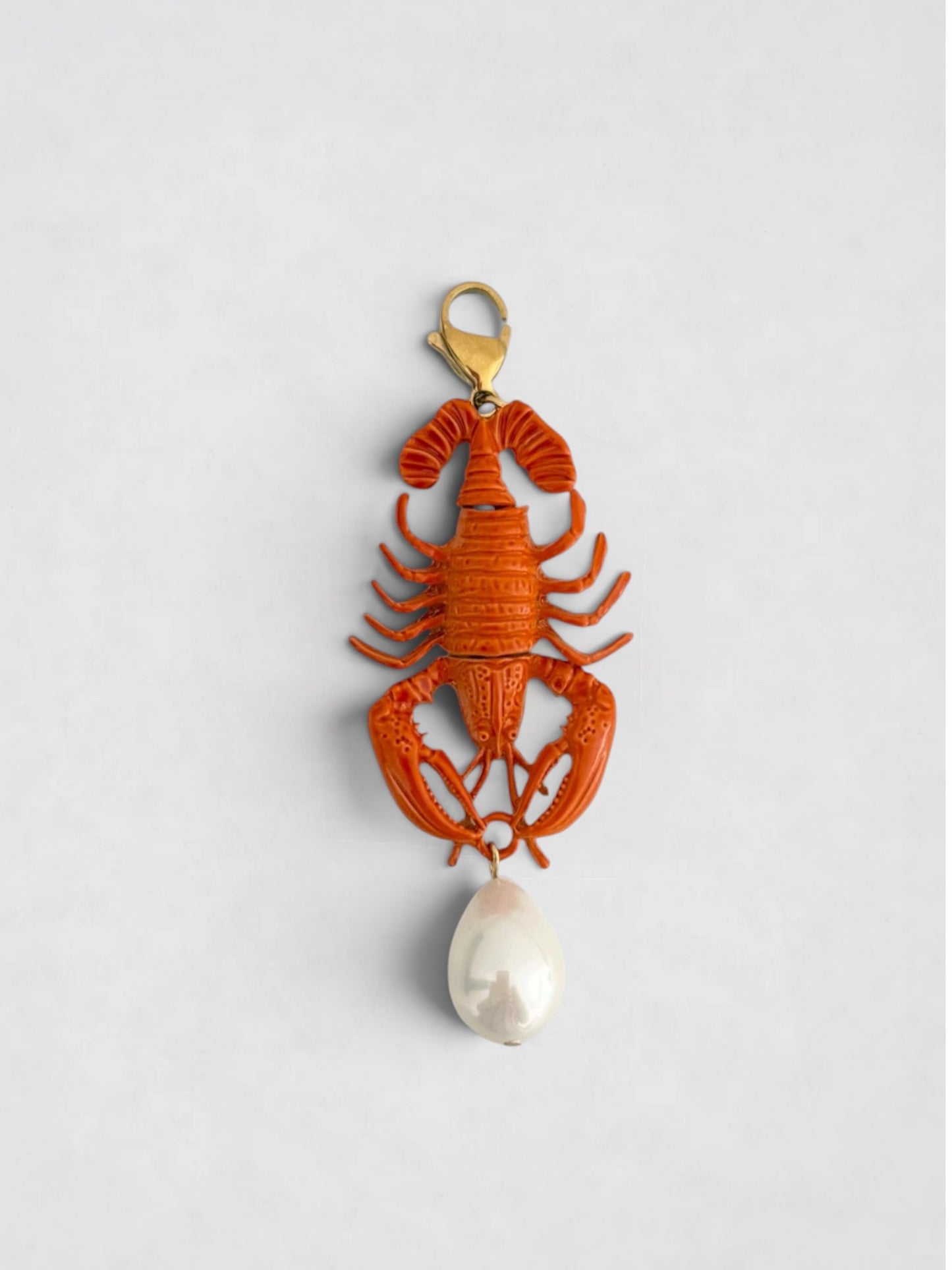 Charm langosta perla