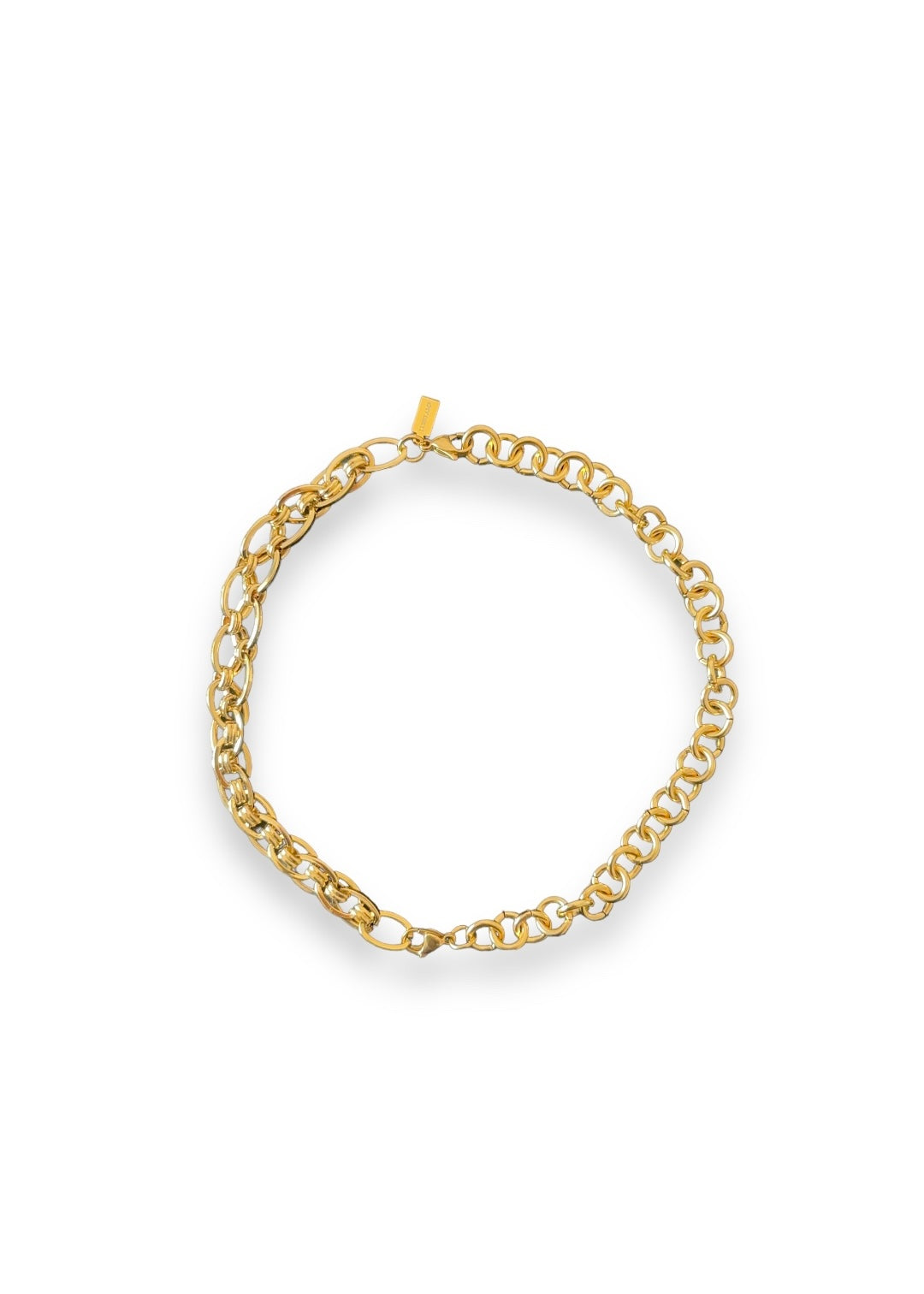 Mitad Collar Cadena Espiral