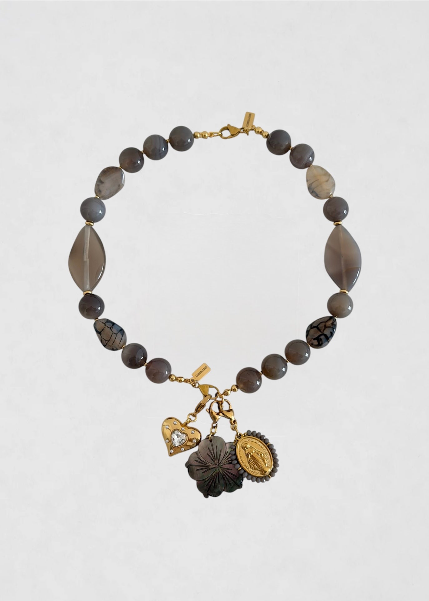 Charm Virgen de la Milagrosa Gris