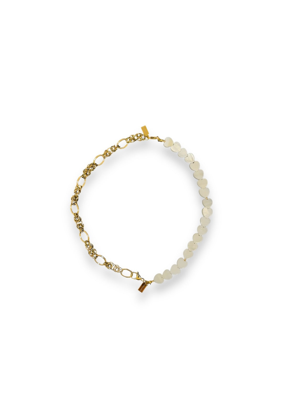 Mitad collar cadena Saturno