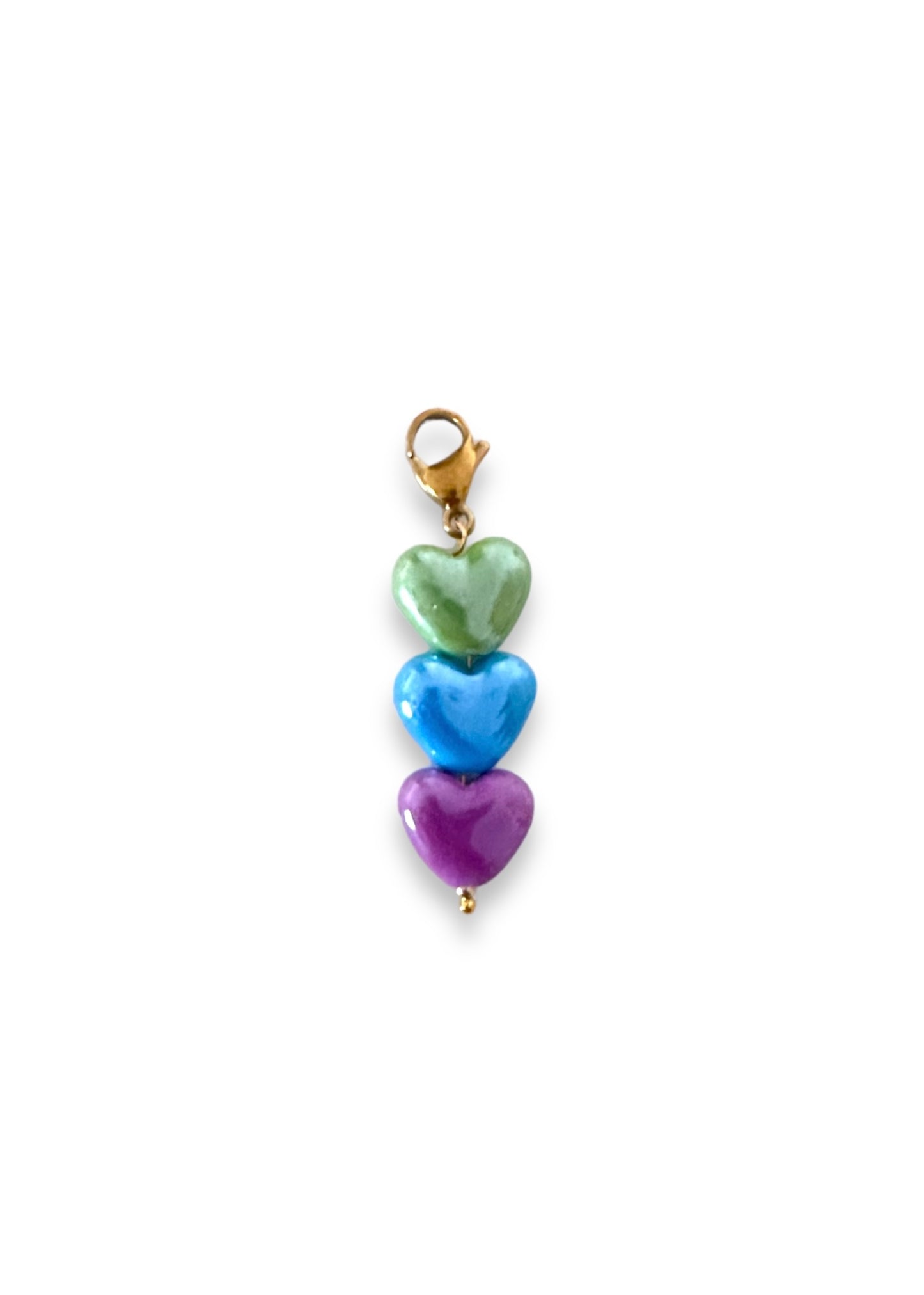 Charm triple corazón