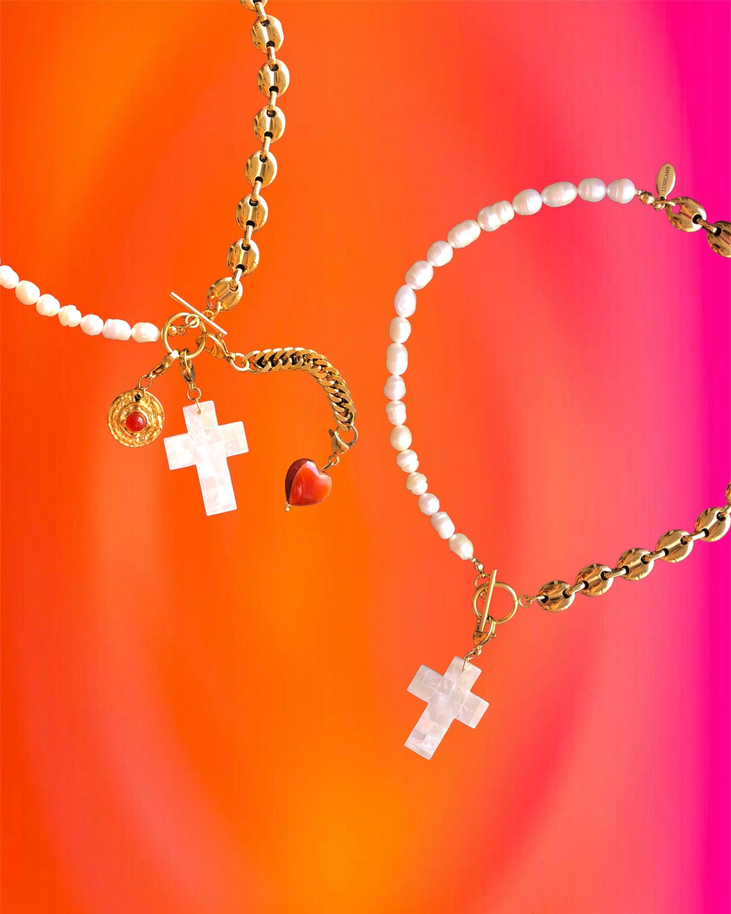 Collar Cadena Café