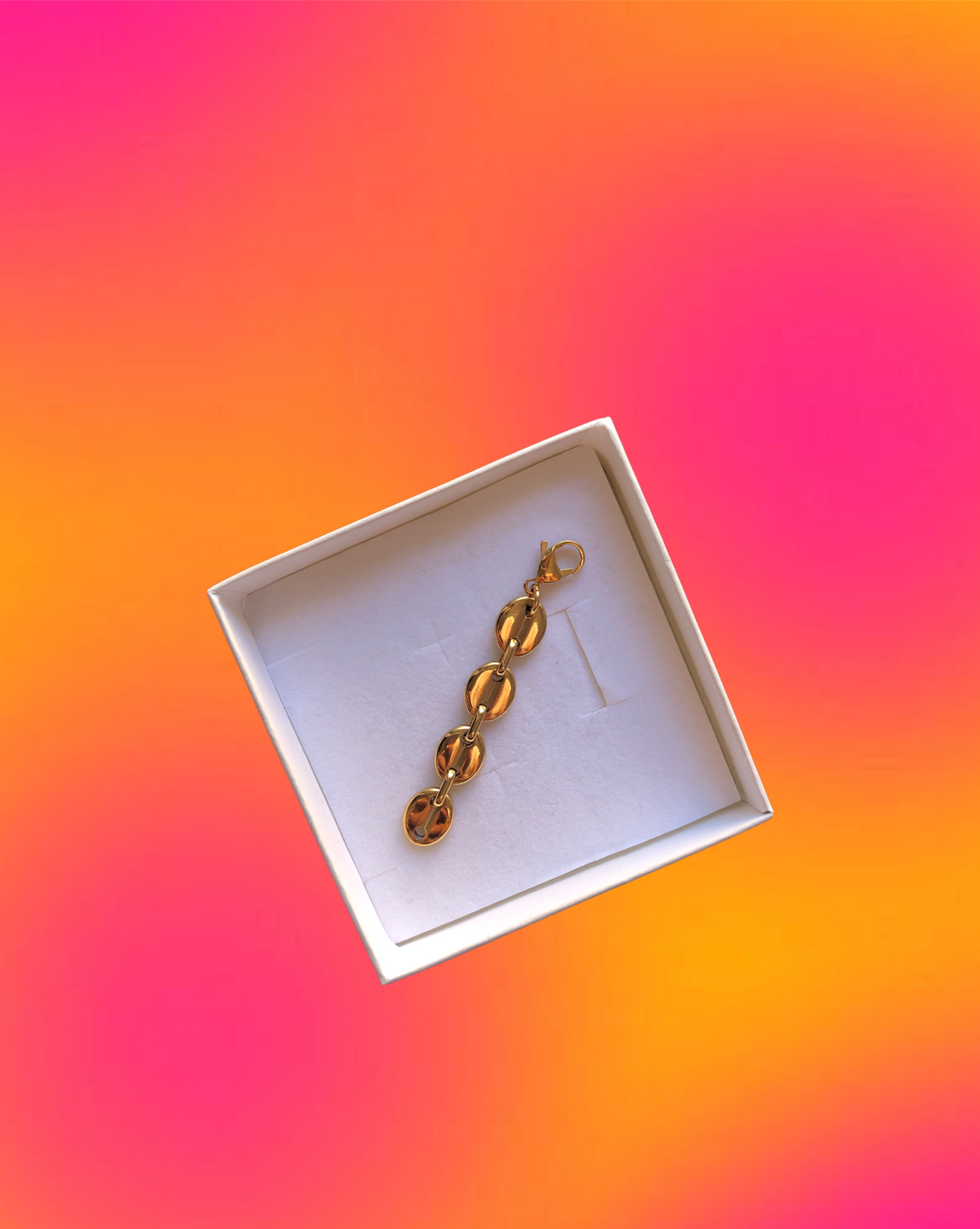 Charm Alargador de Cadena Café