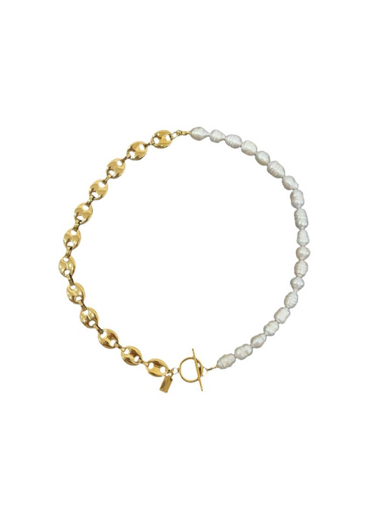 Collar Cadena Café