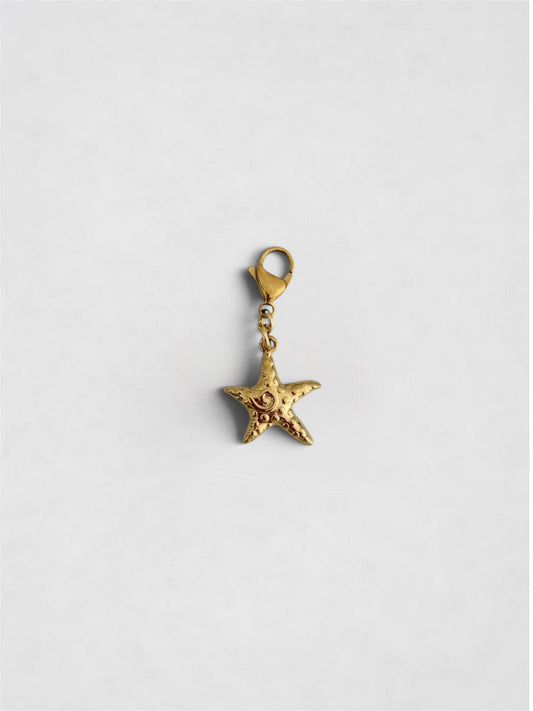 Charm Mini estrella de mar dorada