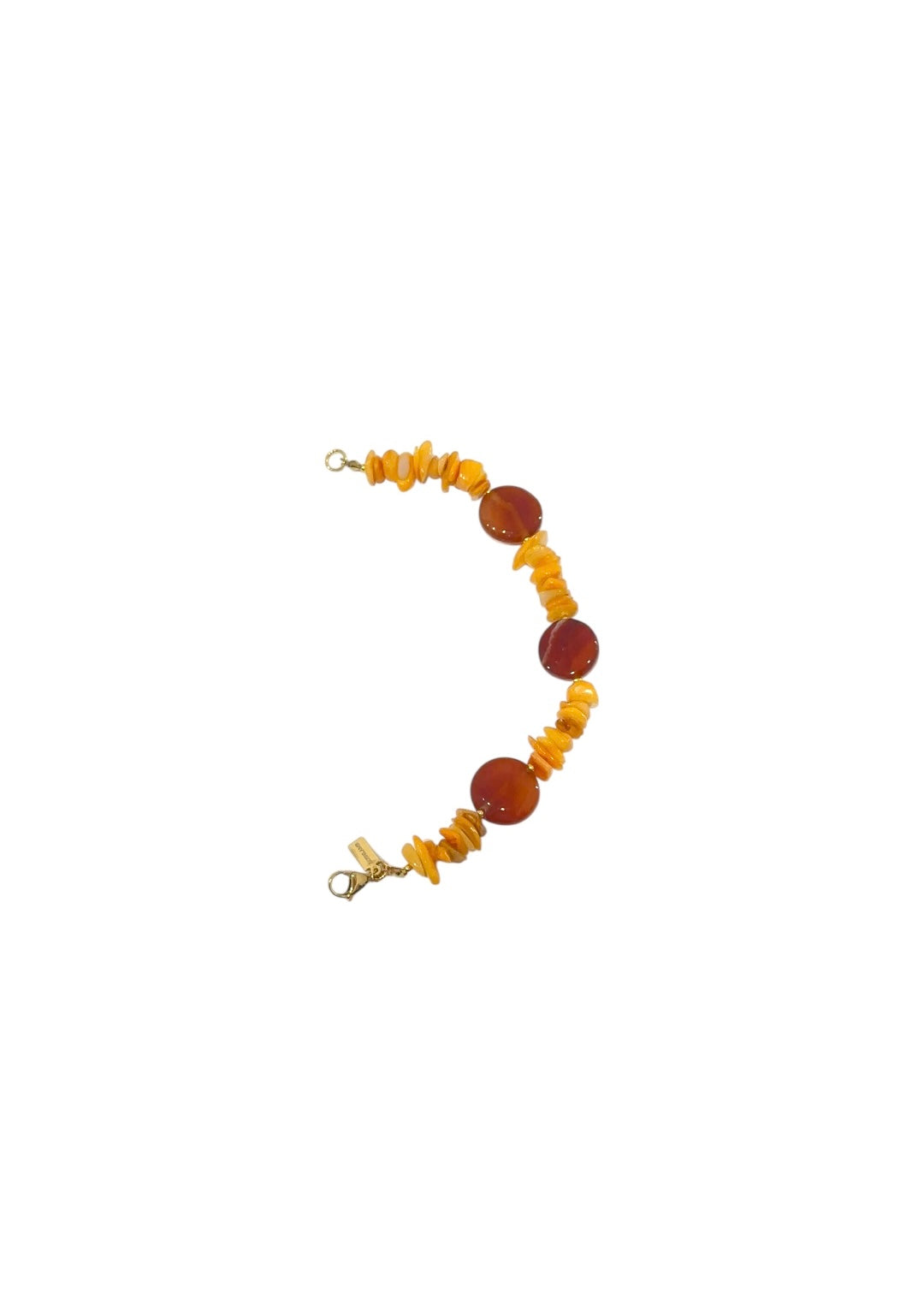 Mitad collar Arrecife Naranja