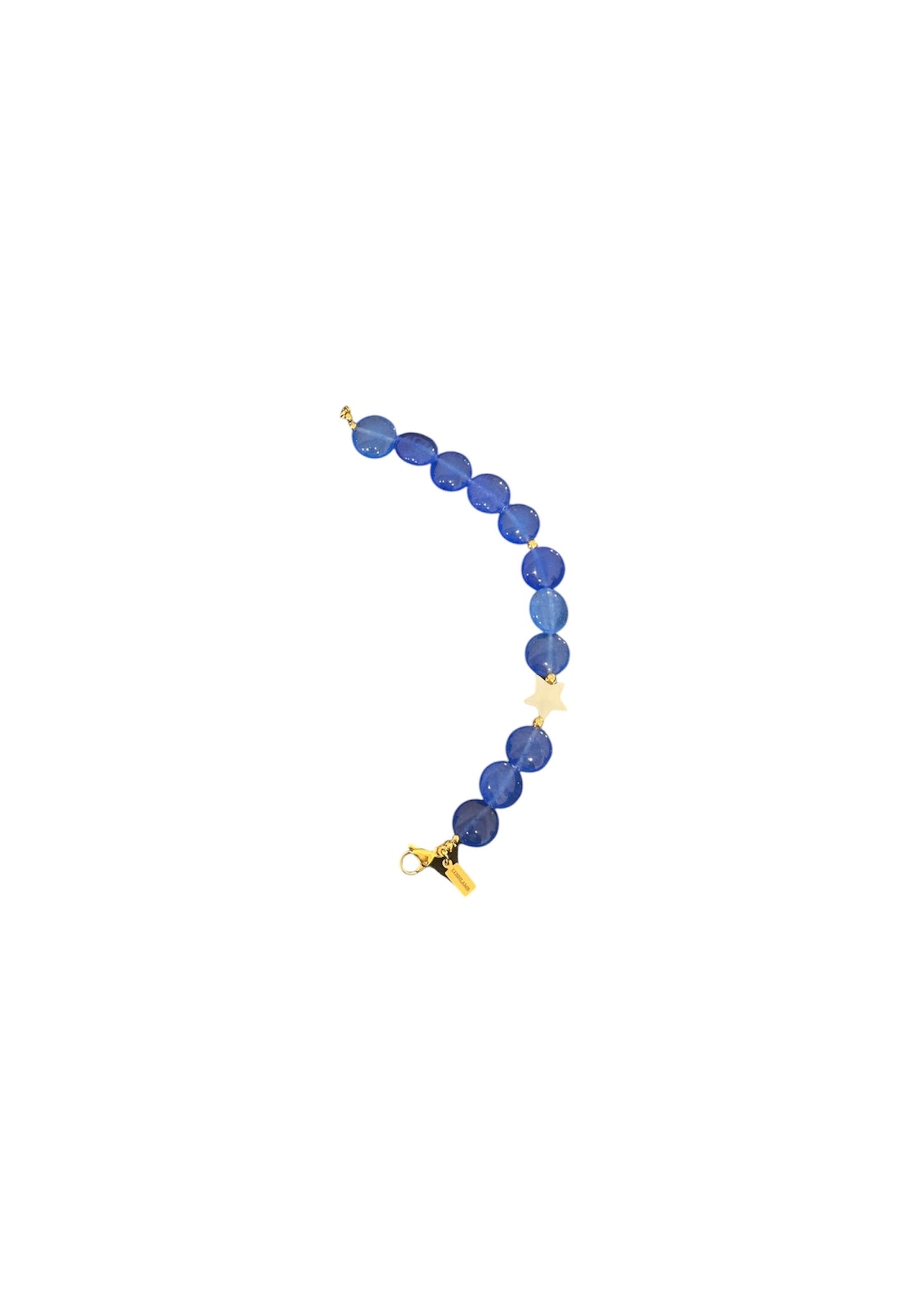 Mitad collar azul