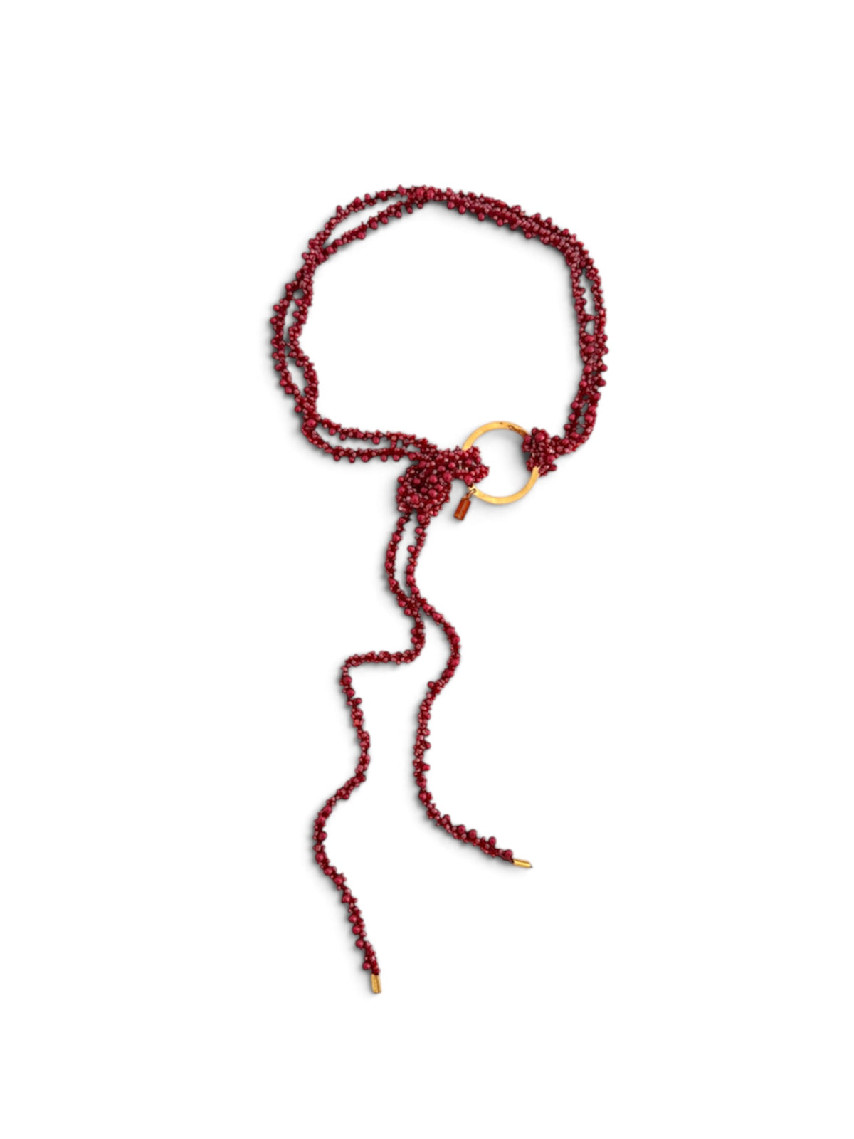 Collar Rocalla Rojizo