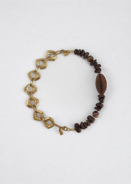 Collar Moca + Rombo