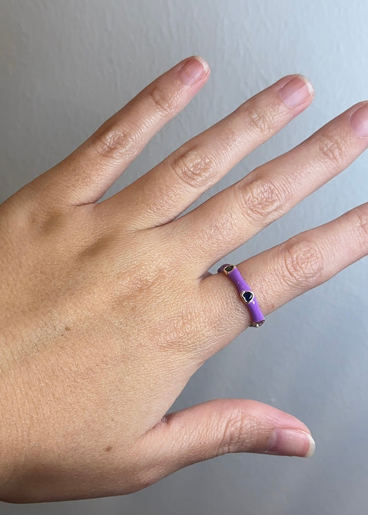Anillo morado