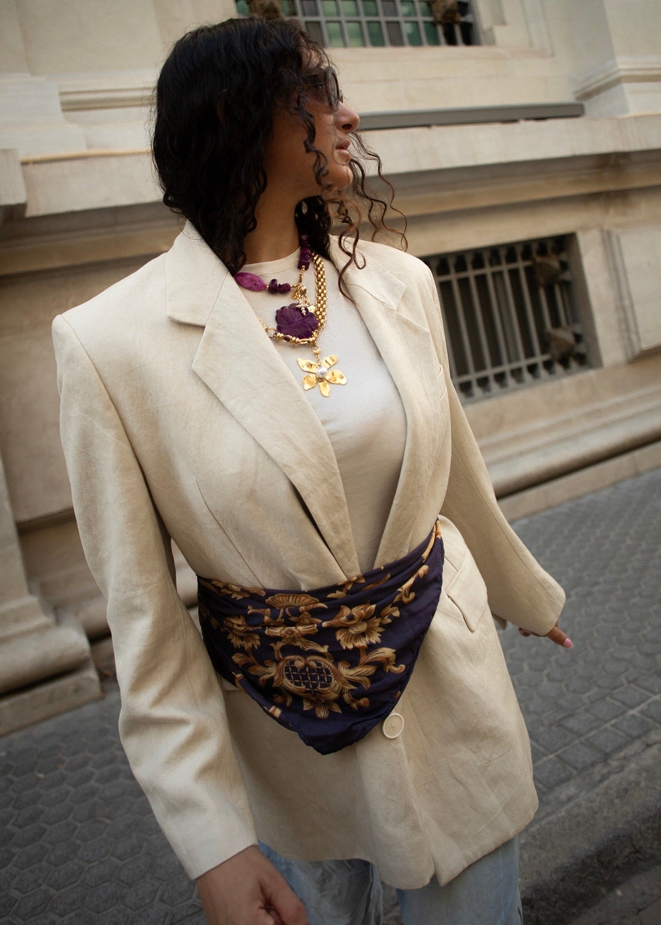 Charm Flor Ultravioleta nácar