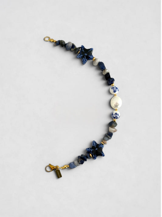 Mitad Collar Arrecife Azul