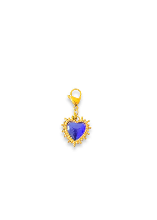 Charm mini Corazón Azul