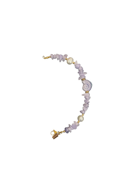Mitad Collar Arrecife lila