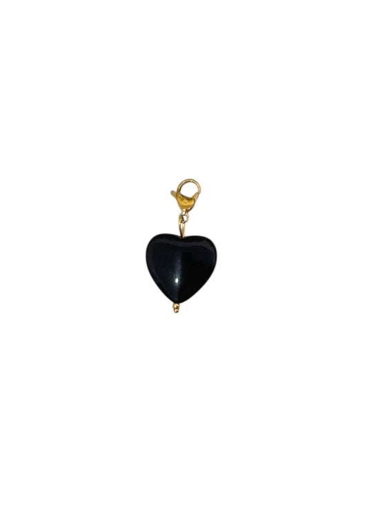 Charm Corazón negro