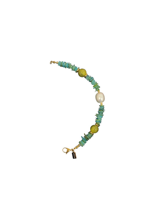 Mitad Collar Arrecife Aqua