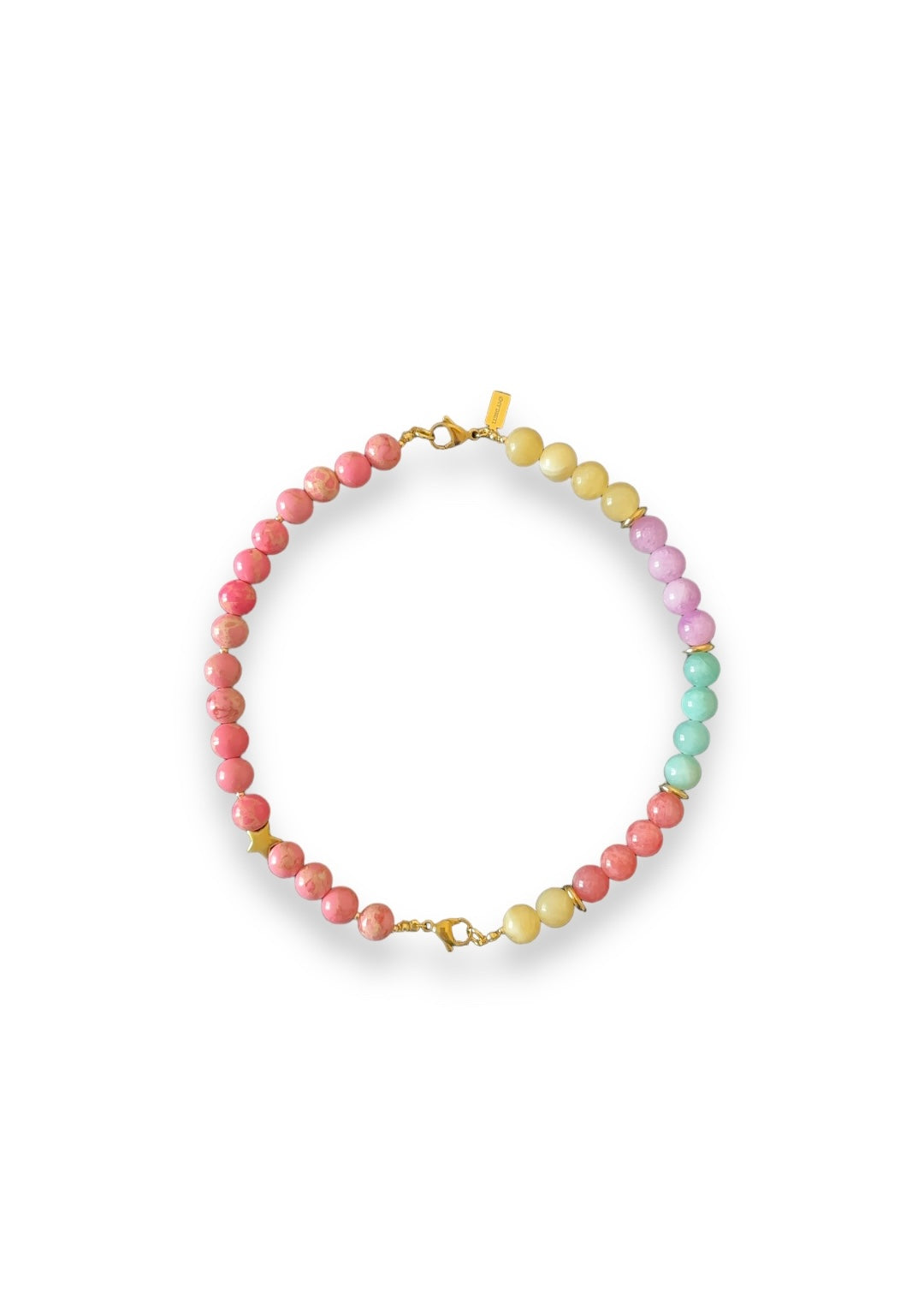 Mitad Collar Mantis Rosa