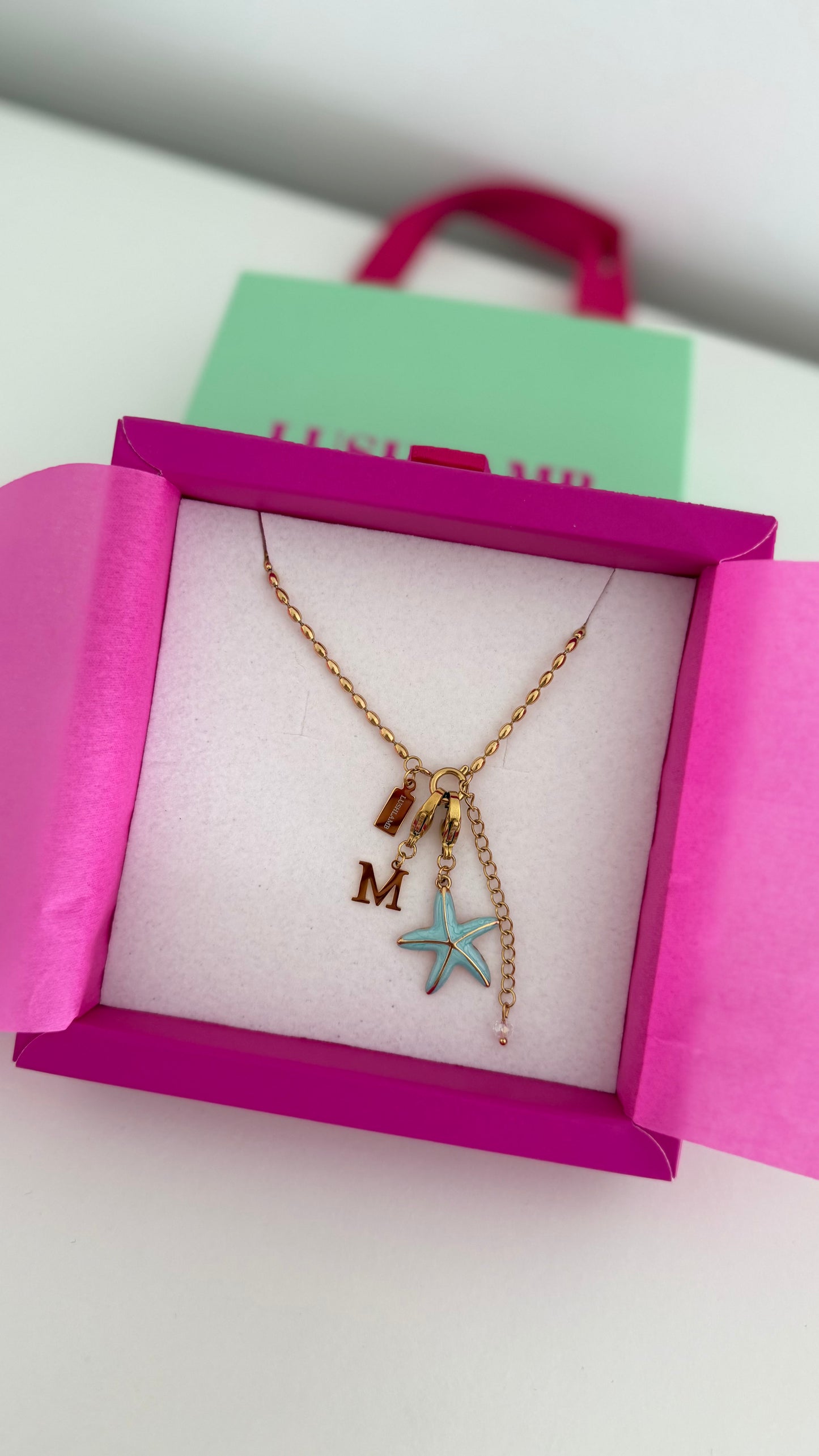 Charm Mini Estrella Turquesa