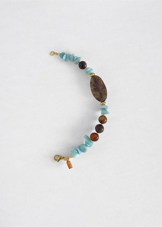 Mitad Collar Larimar