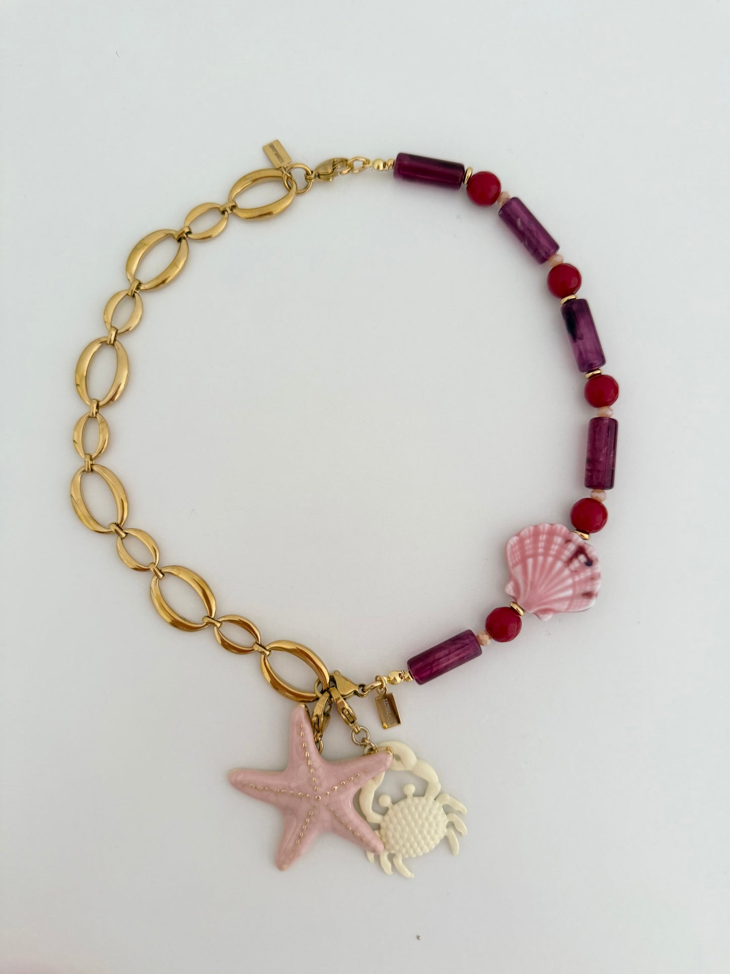 Charm Estrella de Mar Rosa