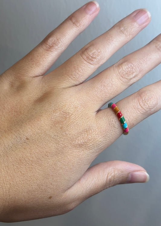 Anillo multicolor