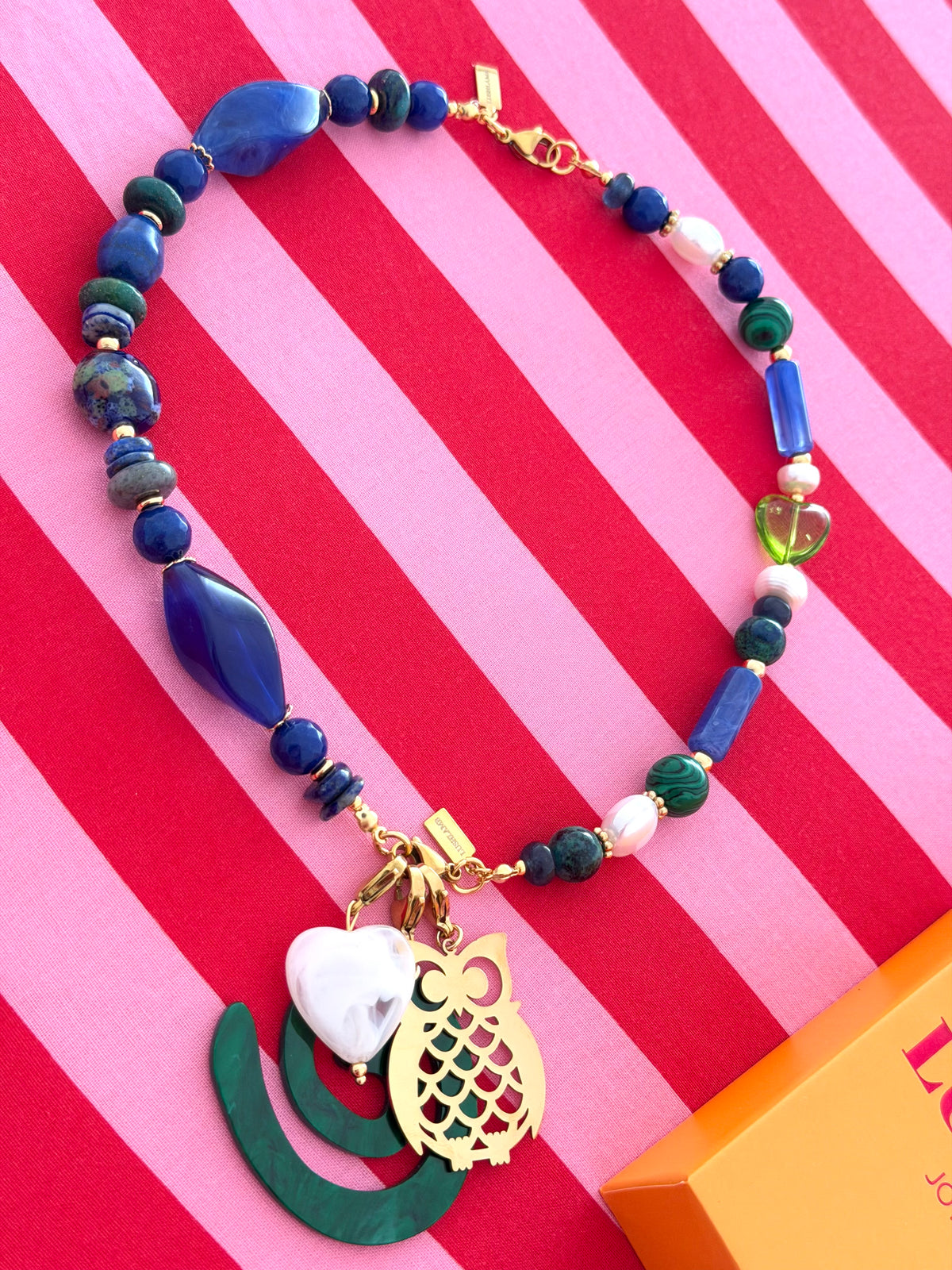 Mitad Collar Añil