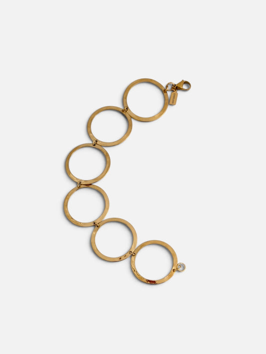 Mitad Collar Aro Dorado