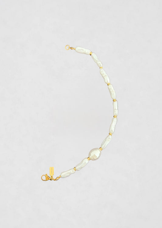 Mitad Collar Perla Barroca