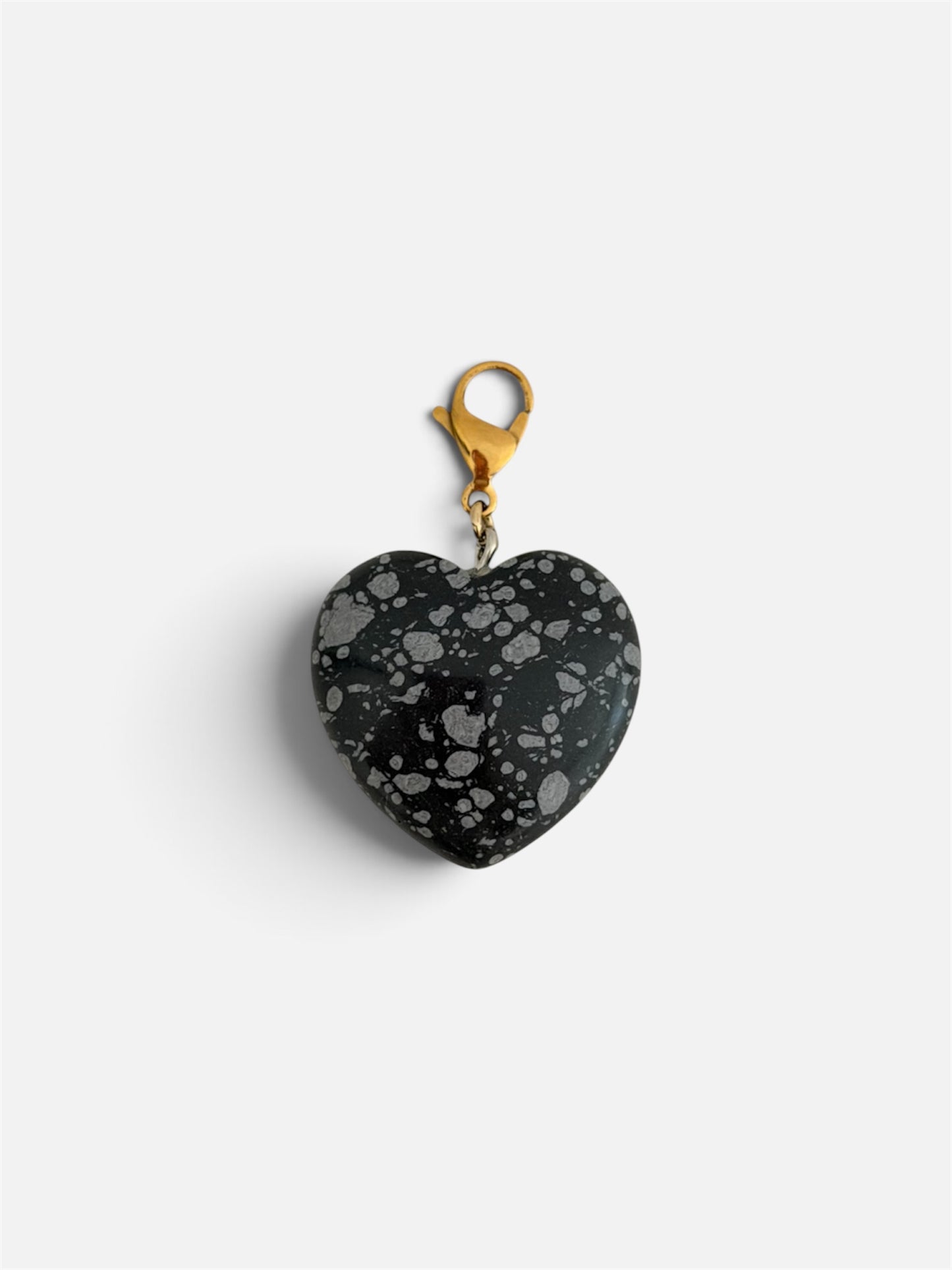 Charm Corazón de Obsidiana Nevada