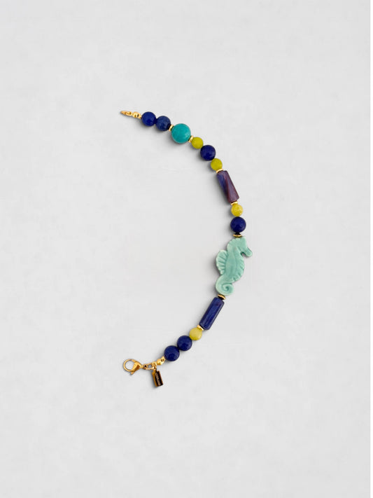 Mitad Collar Caballito Azul
