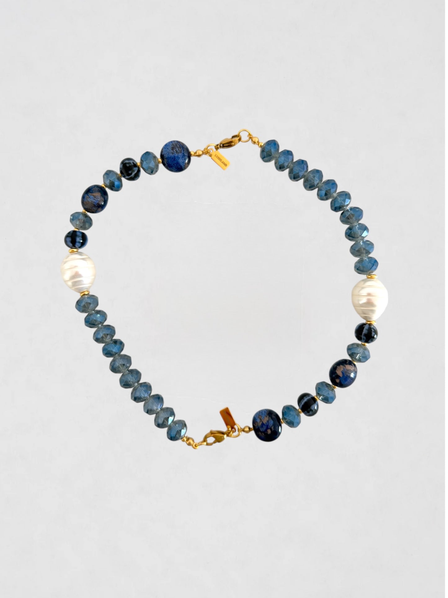 Collar Mitad Océano de Cristal