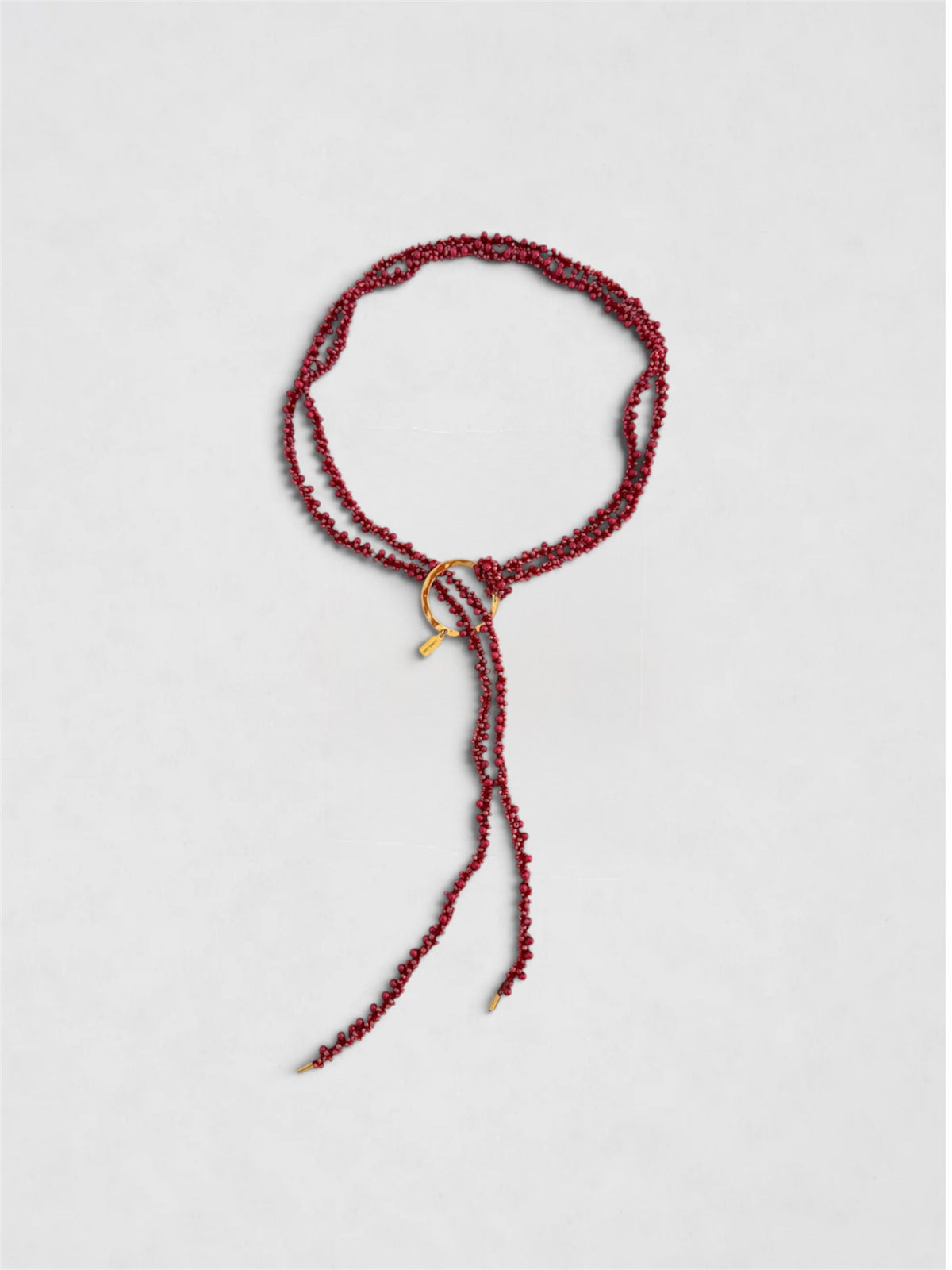 Collar Rocalla Rojizo