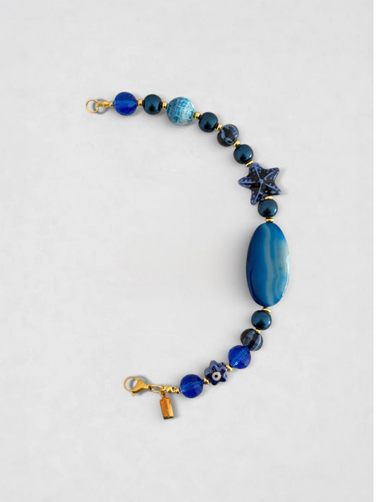Collar Mitad Mar Azul