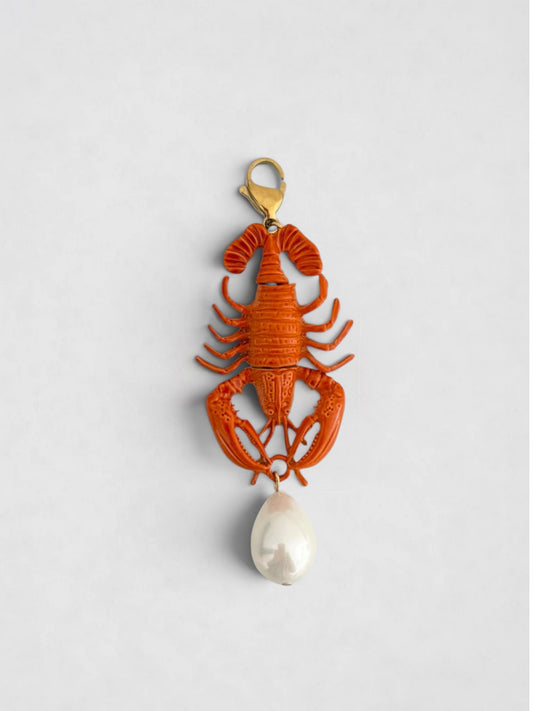 Charm langosta perla