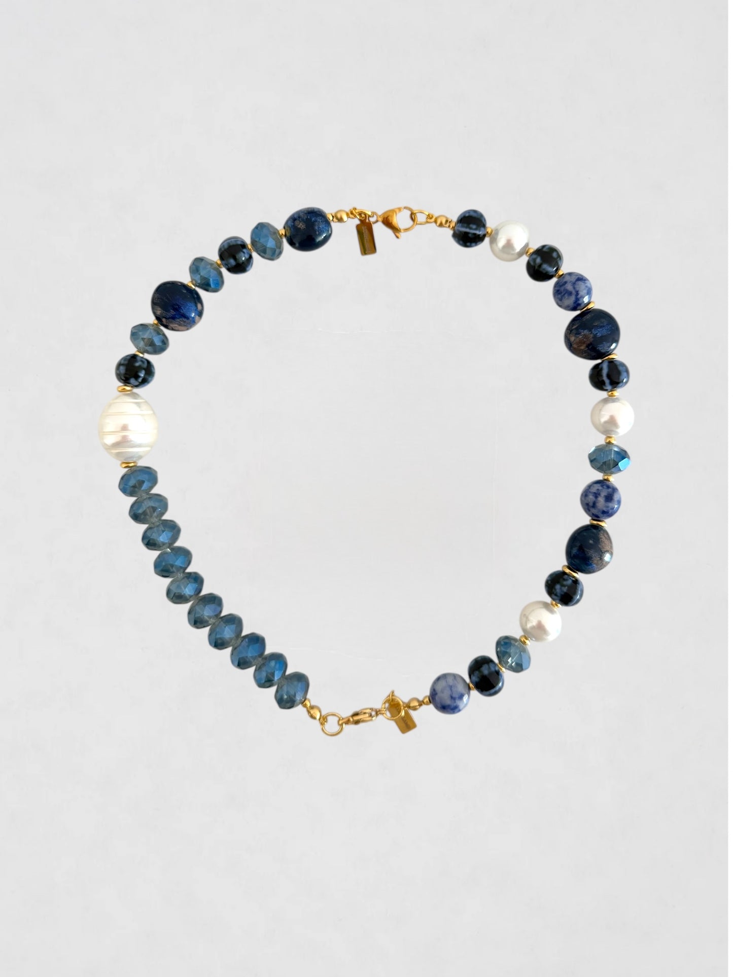 Collar Mitad Océano de Cristal