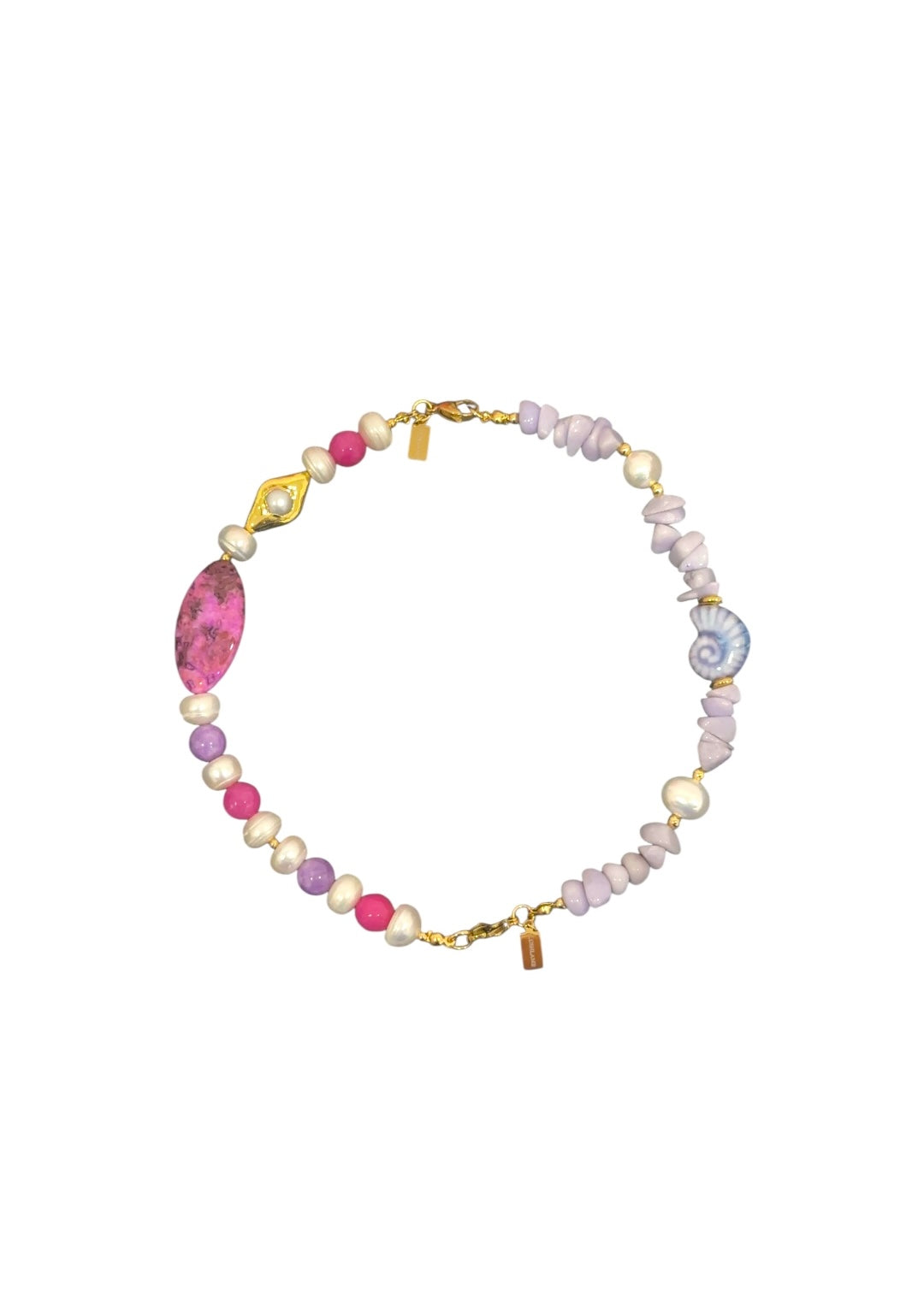 Mitad Collar Arrecife lila