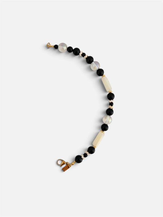 Mitad Collar Marfil Negro
