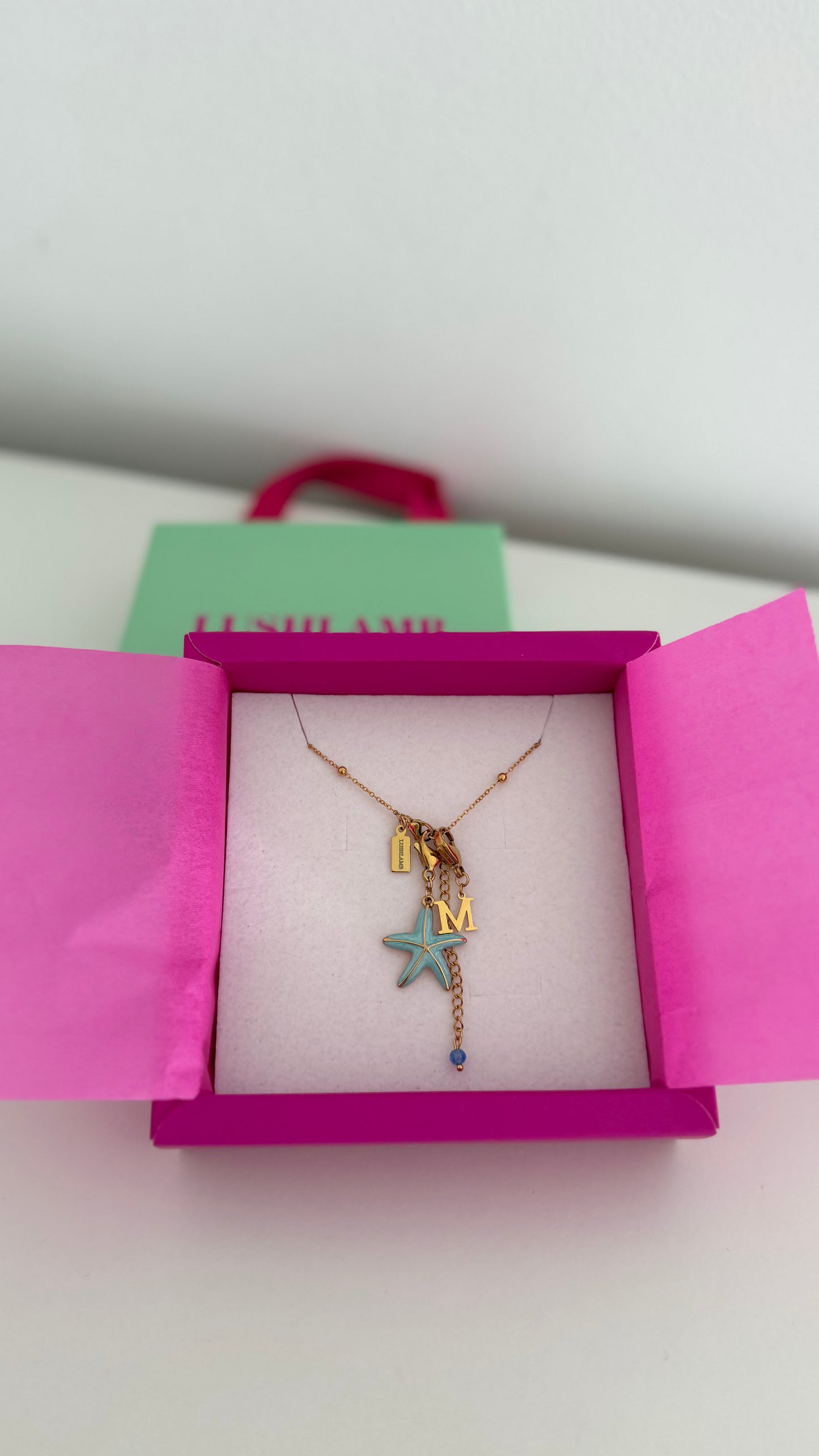Charm Mini Estrella Turquesa